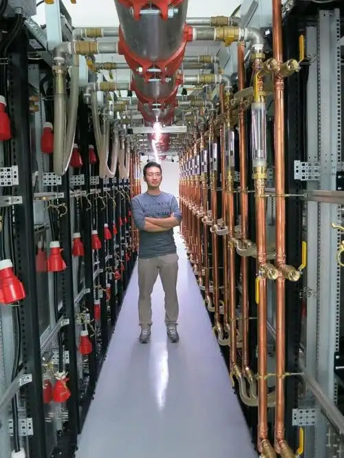 Modern mining farm in Japan